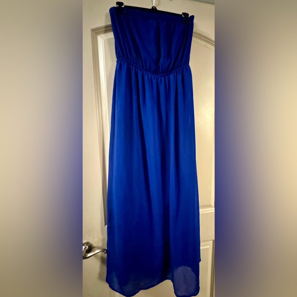 Royal blue maxi dress